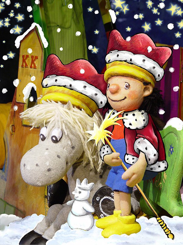 Weihnachtsgeschichten - Der kleine König und sein Pferd Grete