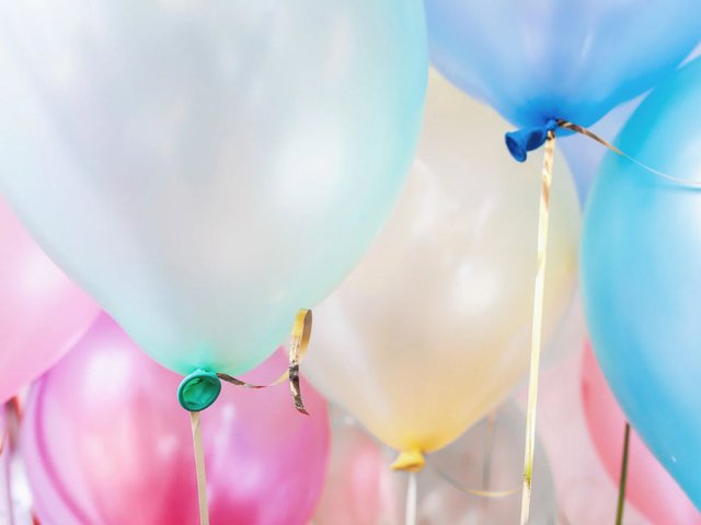 Ballons, Luftballon. Silvester, Party