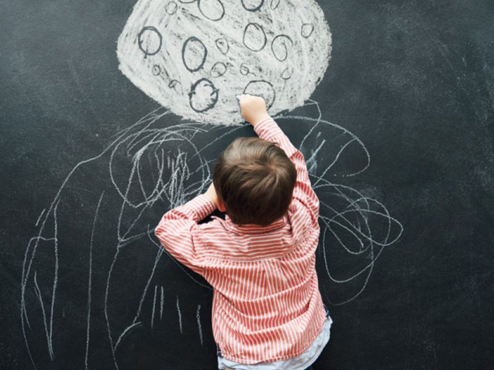 Schirn Stars, Kinder malen Mondbilder
